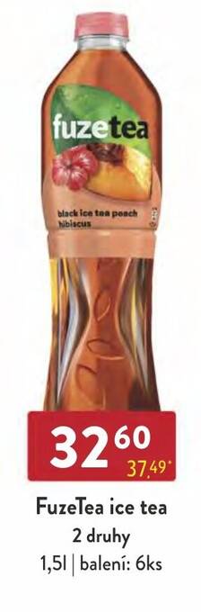 Qanto FuzeTea ice tea 2 druhy 1.5L nabídka