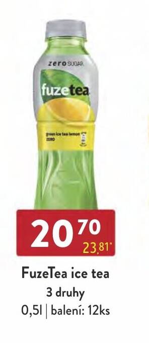 Qanto FuzeTea ice tea 3 druhy 0.5L nabídka