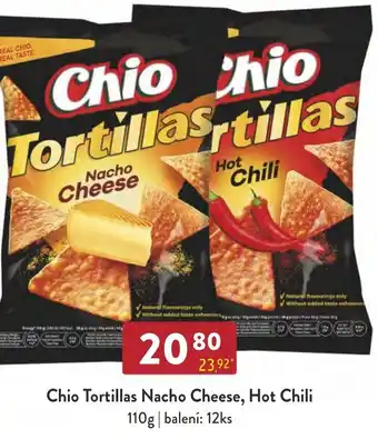 Qanto Chio Tortillas Nacho Cheese, Hot Chili nabídka