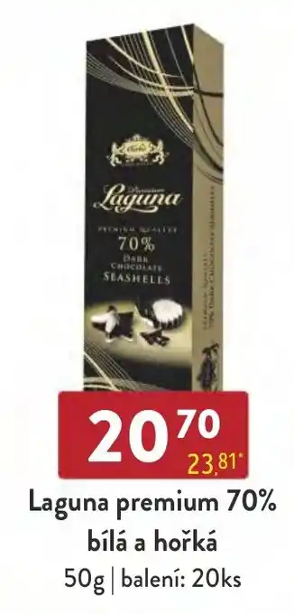 Qanto Laguna premium 70% bílá a hořká nabídka