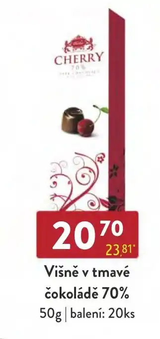 Qanto Višně v tmavé čokoládě 70% nabídka