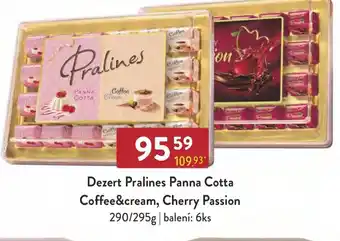 Qanto Dezert Pralines Panna Cotta Coffee&cream, Cherry Passion nabídka