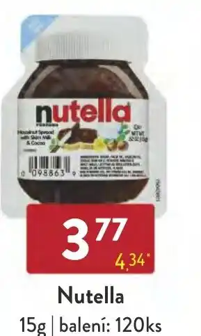 Qanto Nutella 15g nabídka