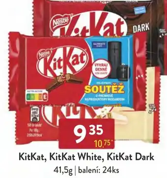 Qanto KitKat, KitKat White, KitKat Dark nabídka
