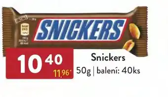 Qanto Snickers nabídka