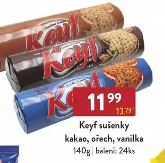 Qanto Keyf sušenky kakao, ořech, vanilka nabídka
