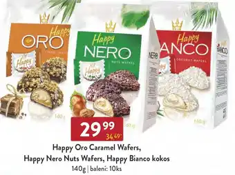 Qanto Happy Nero Nuts Wafers, Happy Bianco kokos nabídka