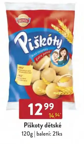Qanto Piškoty dětské nabídka