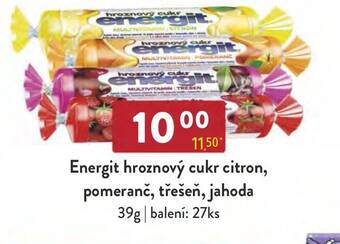 Qanto Energit hroznový cukr citron, pomeranč, třešeň, jahoda nabídka