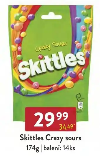 Qanto Skittles Crazy sours nabídka