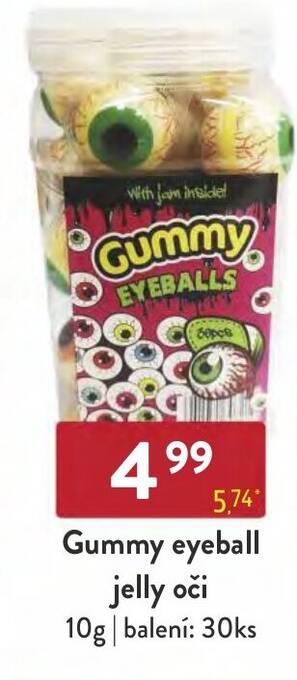 Qanto Gummy eyeball jelly oči nabídka