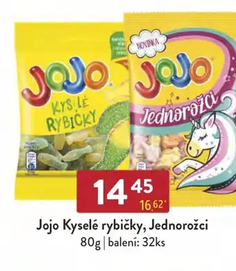 Qanto Jojo Kyselé rybičky, Jednorožci nabídka
