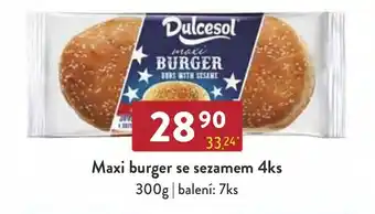 Qanto Maxi burger se sezamem 4ks nabídka