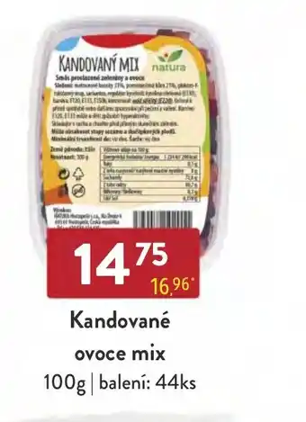 Qanto Kandované ovoce mix nabídka