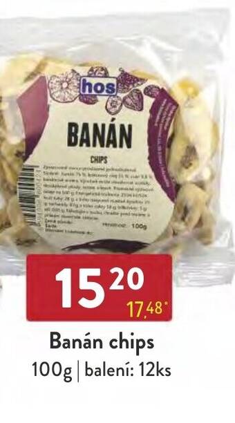 Qanto Banán chips 100g nabídka