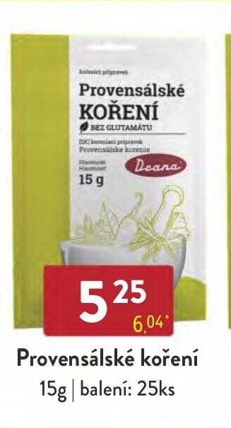 Qanto Provensálské koření 15g nabídka