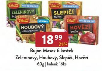 Qanto Bujón Masox 6 kostek Zeleninový, Houbový, Slepičí, Hovězí nabídka