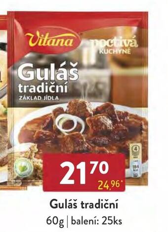 Qanto Guláš tradiční 60g nabídka