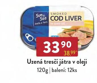 Qanto Uzená tresčí játra v oleji 120g nabídka