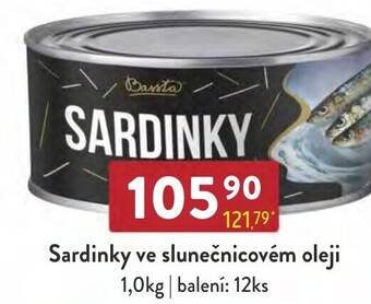 Qanto Sardinky ve slunečnicovém oleji 1 kg nabídka