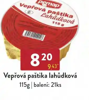 Qanto Vepřová paštika lahůdková 115g nabídka