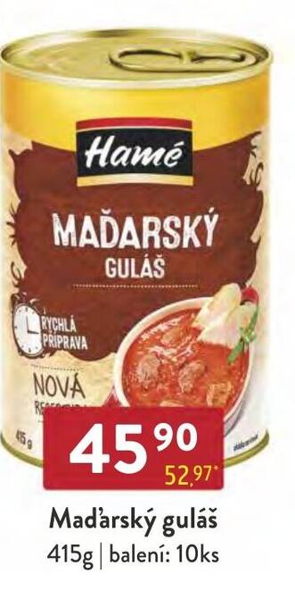 Qanto Madarský guláš 415g nabídka