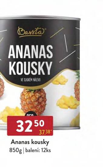 Qanto Ananas kousky 850g nabídka
