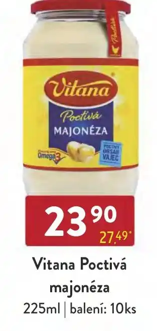 Qanto Vitana Poctivá majonéza 225ml nabídka
