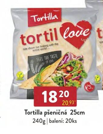 Qanto Tortilla pšeničná 25cm 240g nabídka