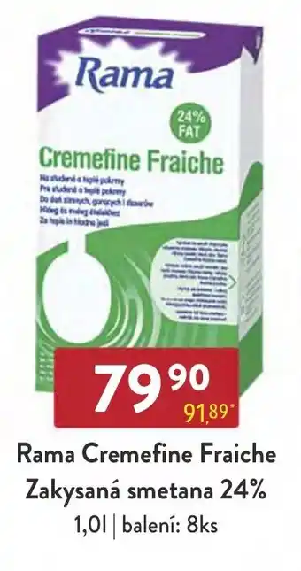 Qanto Rama Cremefine Fraiche Zakysaná smetana 24% nabídka