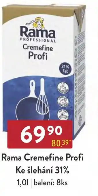 Qanto Rama Cremefine Profi Ke šlehání 31% nabídka