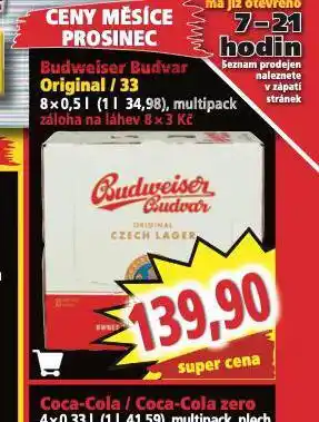 Norma Pivo budweiser budvar original nabídka