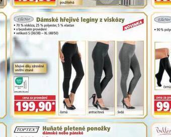 Norma Dámské hřejivé legíny z viskózy nabídka