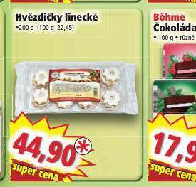 Norma Hvězdičky linecké nabídka