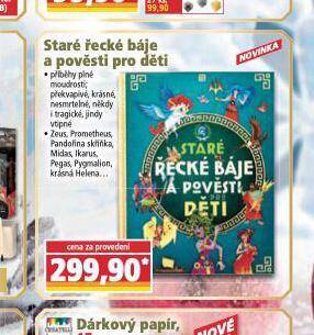 Norma Staré řecké báje a pověsti pro děti nabídka