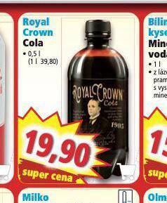Norma Royal crown cola nabídka