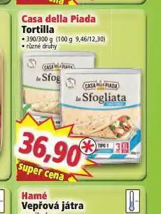Norma Casa della piada tortilla nabídka
