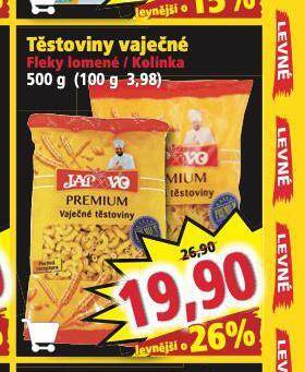 Norma Těstoviny vaječné nabídka