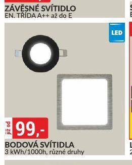 Baumax Bodová svítidla nabídka