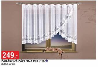 Baumax Žakárová záclona nabídka