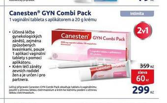 Benu Canesten gyn combi pack nabídka