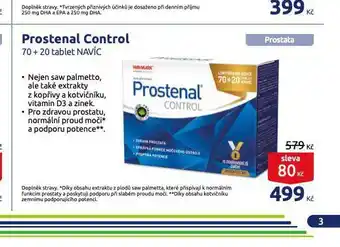 Benu Prostenal control nabídka