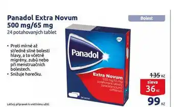 Benu Panadol extra novum nabídka