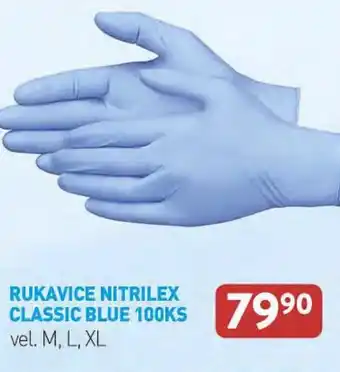 Qanto RUKAVICE NITRILEX CLASSIC BLUE 100KS nabídka