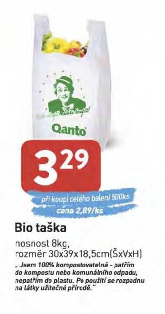 Qanto Bio taška nabídka