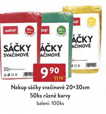 Qanto Nakup sáčky svačinové 20x30cm 50ks různé barvy nabídka