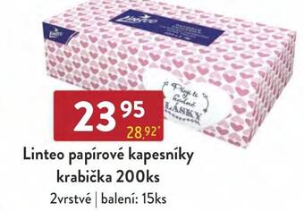 Qanto Linteo papírové kapesníky krabička 200ks nabídka