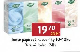 Qanto Tento papírové kapesníky 10×10ks nabídka