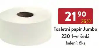 Qanto Toaletní papír Jumbo 230 1-vr šedá nabídka