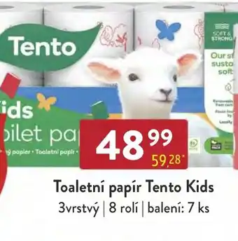 Qanto Toaletní papír Tento Kids nabídka